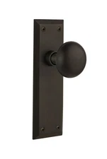 Warehouse New York Door Knob with Plate