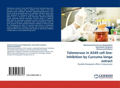Telomerase in A549 cell line: Inhibition by Curcuma longa extract | Englisch