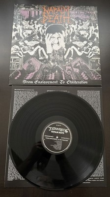 Napalm Death From Enslavement to Obliteration black vinyl lp earache 2017