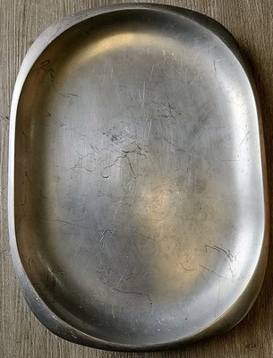 Vintage 1984  Large Nambe Classics Platter W168 Metal Alloy 15 X 11