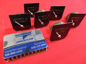 Grumman fuel pressure gauge tested each to correct markings AA1-AA-5 series all