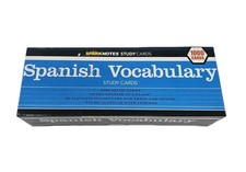 Sparknotes Spanish Vocabulary Study Cards Box...