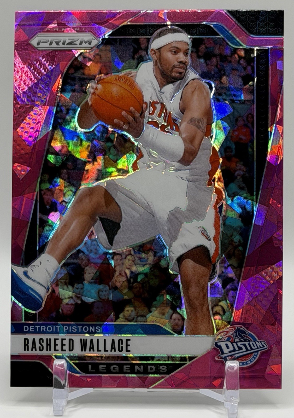 Rasheed Wallace 2024-25 Panini Prizm #293 Pink Ice Prizm
