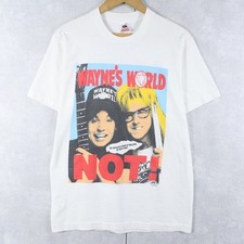 90's Wayne's World USA-made Comedy Movie T-shirt S-5XL