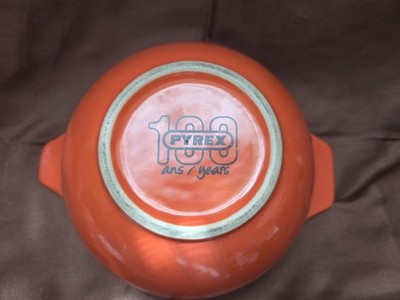 Pyrex-Schüssel Autumn Harvest -Serie,100-jährigen Jubiläum von Pyrex.1970er.