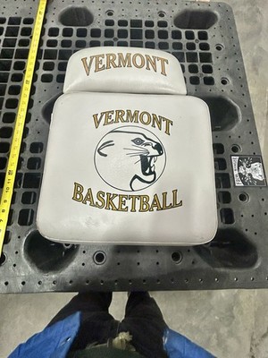 Vermont basketball UVM Catamount Box Seat Cushions Burlington,VT.