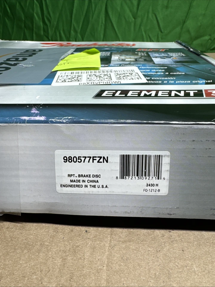 Rotor de freno trasero Raybestos 980577FZN para 05-22 Acura Honda Accord ILX TSX Foto 2 de 3