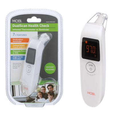 #ad MOBI DualScan Health Check Infrared Digital Thermometer Ear Forehead Reminder $17.00