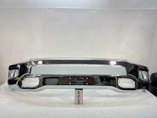 Chrome Front Bumper Face Bar For 2019-2024 Dodge Ram 1500 W Fog Light Holes Chrome Front Bumper Face Bar For 2019-2024 Dodge Ram 1500 W Fog Light Holes