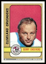 1992-93 O-Pee-Chee 25th Anniversary Gerry Cheevers Cleveland Crusaders #5