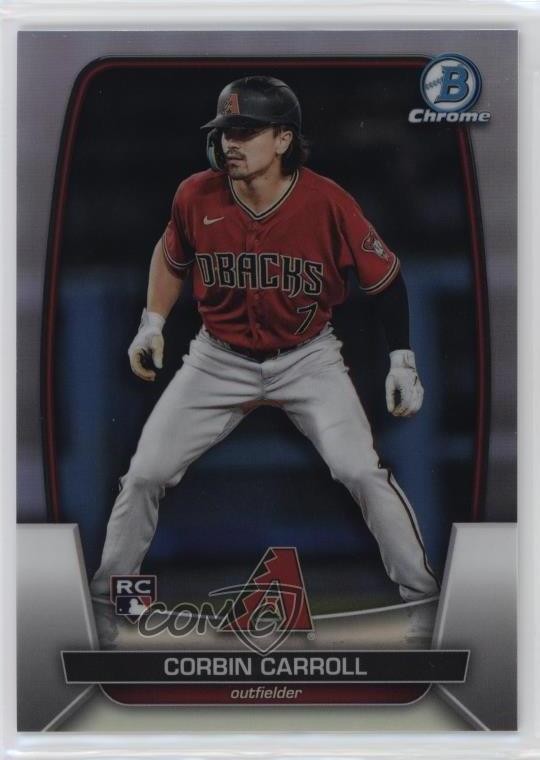 2023 Bowman Chrome Refractor 421/499 Corbin Carroll #5 4a7