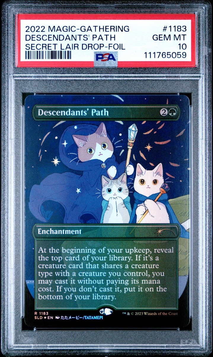2022 MTG SECRET LAIR DROP LOOK AT THE KITTIES-FOIL DESCENDANTS