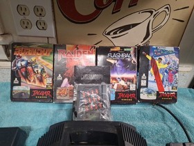 Atari Jaguar Console Bundle Tested 5 Games 2 Controller, Power RF Adapter Manual