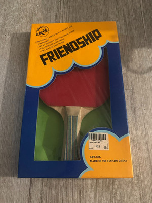 Vintage Friendship Table Tennis Bat Ping Pong Racket TSS Tianjin