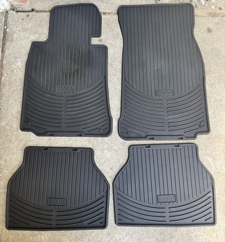 2004-2010 OEM BMW E60 E61 RUBBER FLOOR MATS 550i 545i 528i 525i 530i 535i M5