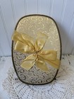 Vintage Sanders Chocolate Gift Box Yellow With Bow Easter Mother’s Day — photo 2