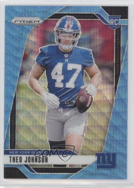 2024 Panini Prizm Rookies Blue Wave Prizm 30/230 Theo Johnson #390 1kf3