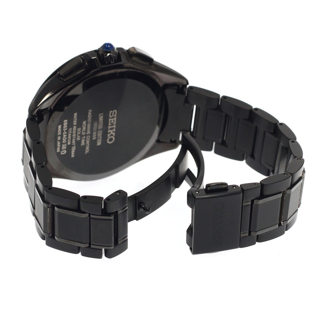 Seiko Brights Eternal Blue Solar Atomic Men's Watch Titanium Used From Japan Fro image 5