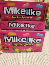 NEW 12 Packs MIKE IKE TROPICAL TYPHOON Assorted Chewy Flavored Candy 4.25oz