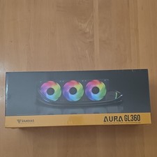 GAMDIAS AURA GL360 360mm ARGB AIO Liquid CPU Cooler Black 120mm AM5/LGA