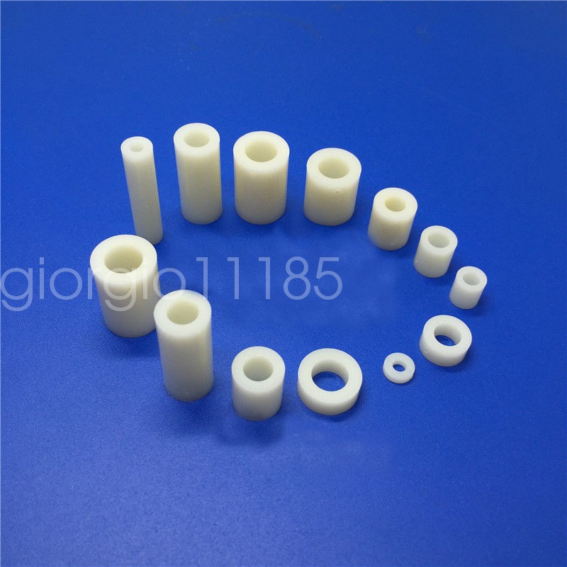 100PCS White Plastic Nylon Non Threaded Standoff Spacer Washer M3 M4 M5 M6 Screw