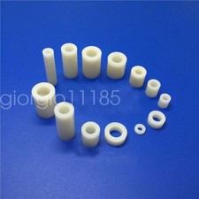 100PCS White Plastic Nylon Non Threaded Standoff Spacer Washer M3 M4 M5 M6 Screw