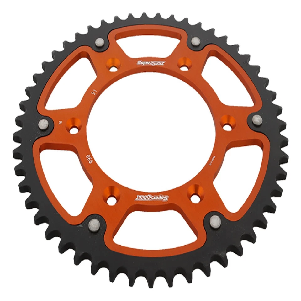 Orange Stealth Sprocket For Husaberg 701 Supermoto 2018; RST-990-51-ORG - Image 3 of 4
