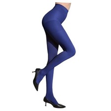 1 Pair 80 Denier Black Tights for Women, Soft Semi Opaque Tights for Large Navy