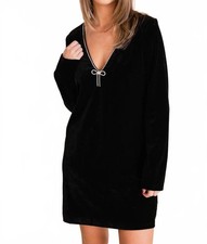 Lucy Paris Izumi Velvet Mini Dress Size S