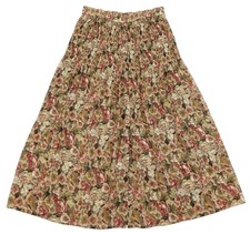 EXPRESS Floral Button Front Maxi Skirt Size M Y2K 90s Grunge Vintage Fairy