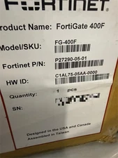 New Fortinet FortiGate 400F P27290-05-01 & FortiGuard Unified Threat Protection