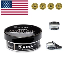 Mink Oil Paste for Leather and Vinyl, 4.2 ounce Tin 130grams