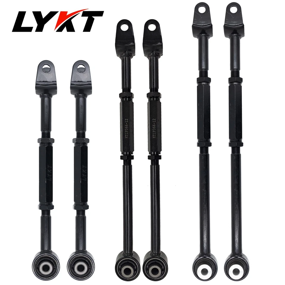 LYKT 6pcs Rear Camber&Toe Adjustable Arms for Infiniti M35h、M37、M56、Q50、Q60、Q70 Foto 4 de 4