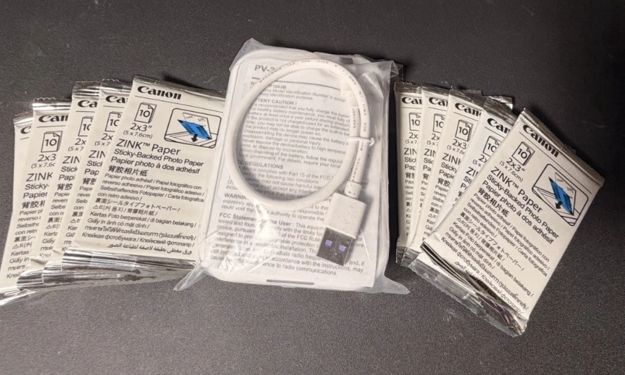 New Canon Ivy 2 Mini Photo Printer Package W/ 110 Sheets Photo Paper - No Box - Image 4 of 4