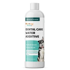 Wellnergy Pets Dental Care Water Additive for Dogs & Cats – No Brush Formula