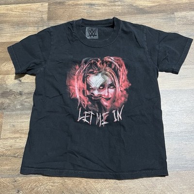 WWE The Fiend Bray Wyatt & Alexa Bliss Let Me In Official T-Shirt YOUTH S Small