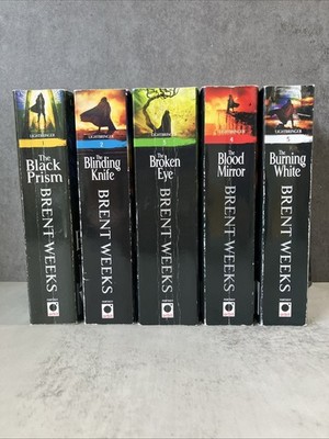 Lightbringer Series Books 1-5 Brent Weeks 1st Edit. Fantasy Trade Paperback Set