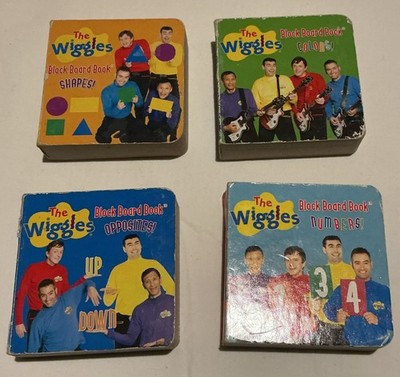2006 The Wiggles 3  Block Board Book Set Of 4 Greg Murray Jeff Anthony RARE