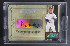2004 Playoff Prime Cuts Don Mattingly Century Platinum Autograph Auto 1/1 DZ2343