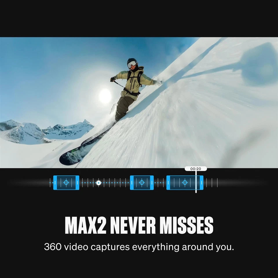 GoPro MAX2 360° Action Camera - 5.6K Video, Waterproof, Touch Screen - Image 4 of 4