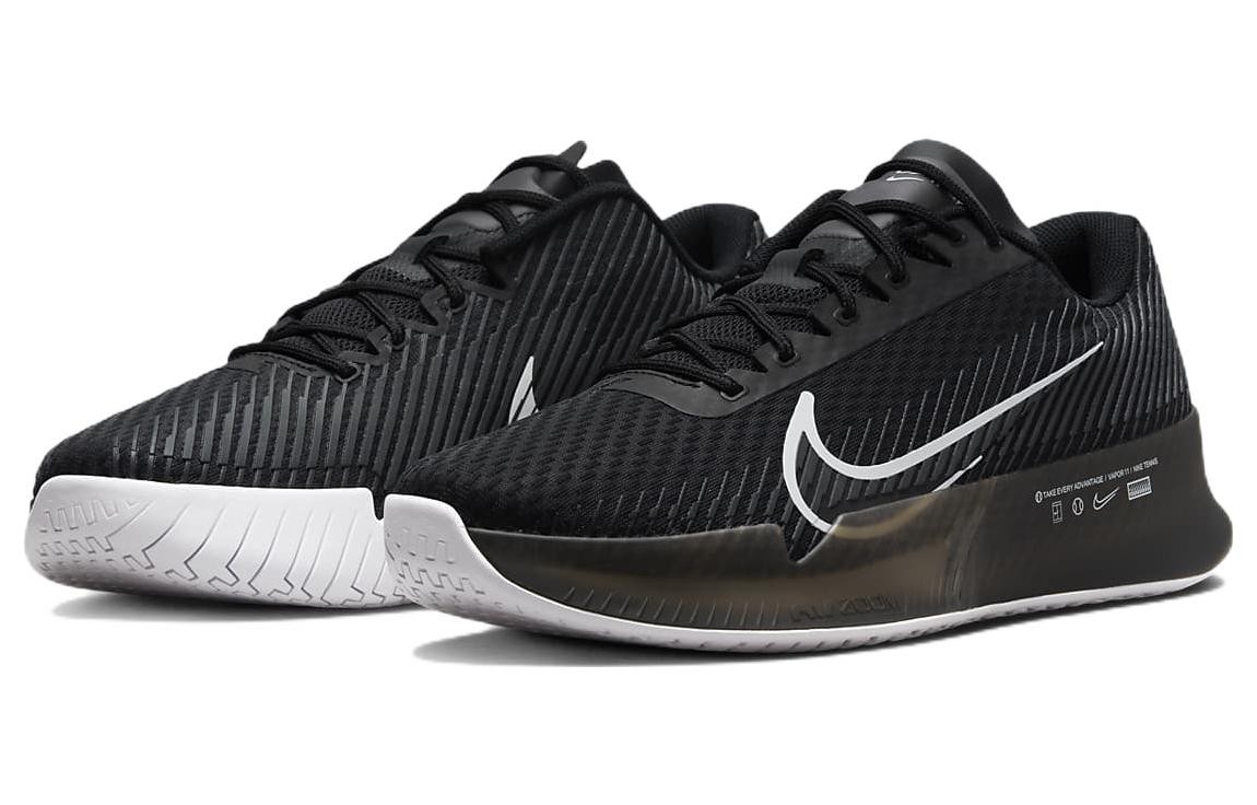 Size 7.5 - NikeCourt Air Zoom Vapor 11 HC Black White for sale