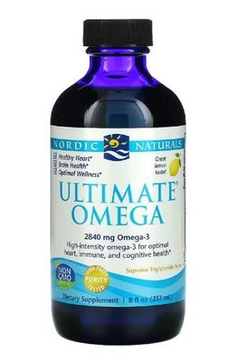 Nordic Naturals Ultimate Omega Zitrone, 2.840 mg, 237 ml