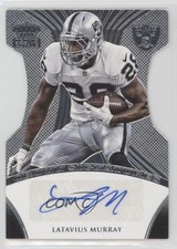 2015 Panini Crown Royale Crown Signatures 57/75 Latavius Murray #CS-LM Auto 2r5