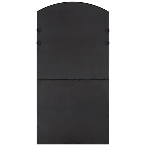 Uttermost Camber Oversized Arch Iron Metal Mirror in Rich Satin Black - Picture 4 of 9