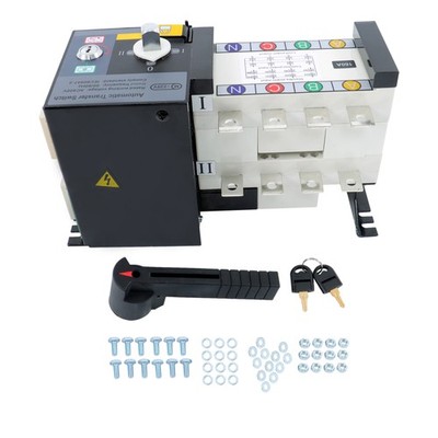 1PC ATS 160A 4 Poles 110V 220V Grid to AC Generator Automatic Transfer Switch