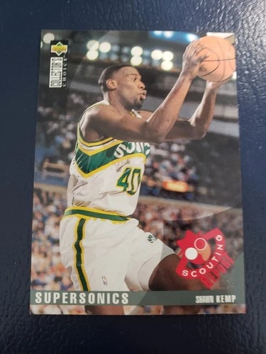 1995 Upper Deck Collector's Choice Basketball Shawn Kemp #345