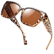 Yogo Vision Polarized Fit Over Glasses Sunglasses for Women Men Wear Over Eye...