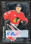 25-26 Skybox Metal Universe Oliver Moore Fresh Foundation Auto RC Blackhawks KR2