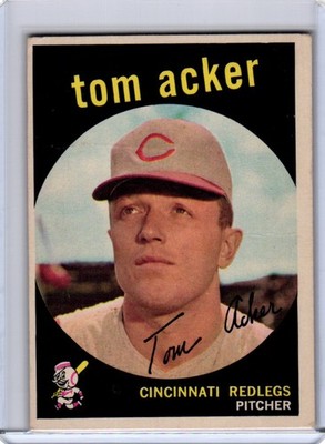 1959 Topps #201a Tom Acker *TJFARGOCARDS*