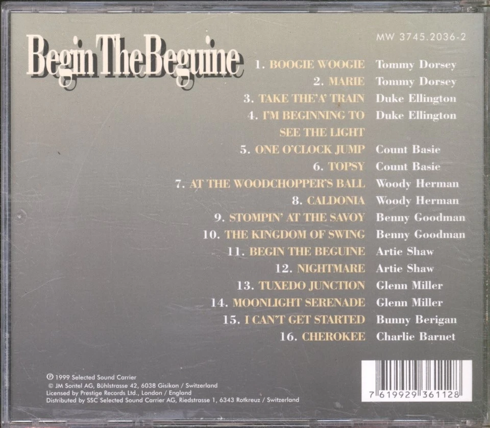 Various Artists Begin the Beguine CD Europe Musicworld MW374520362 - Image 2 of 2